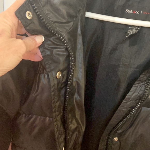 Style & co. I Sport sz.L, *Down* Puffer Coat NWOT - Picture 5 of 6